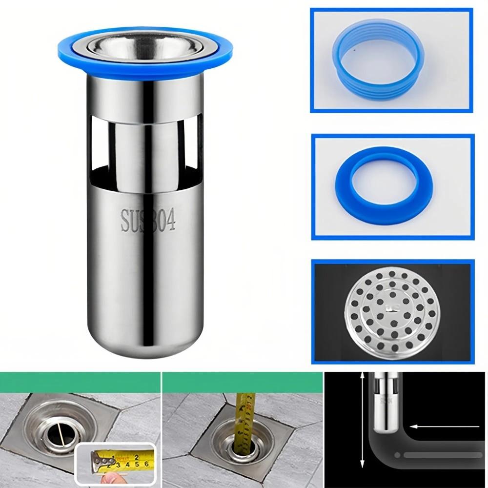U-type Floor Drain Core Stainless Steel Bathroom Sewer Drain Sealed Floor Drain  Sewer Drain