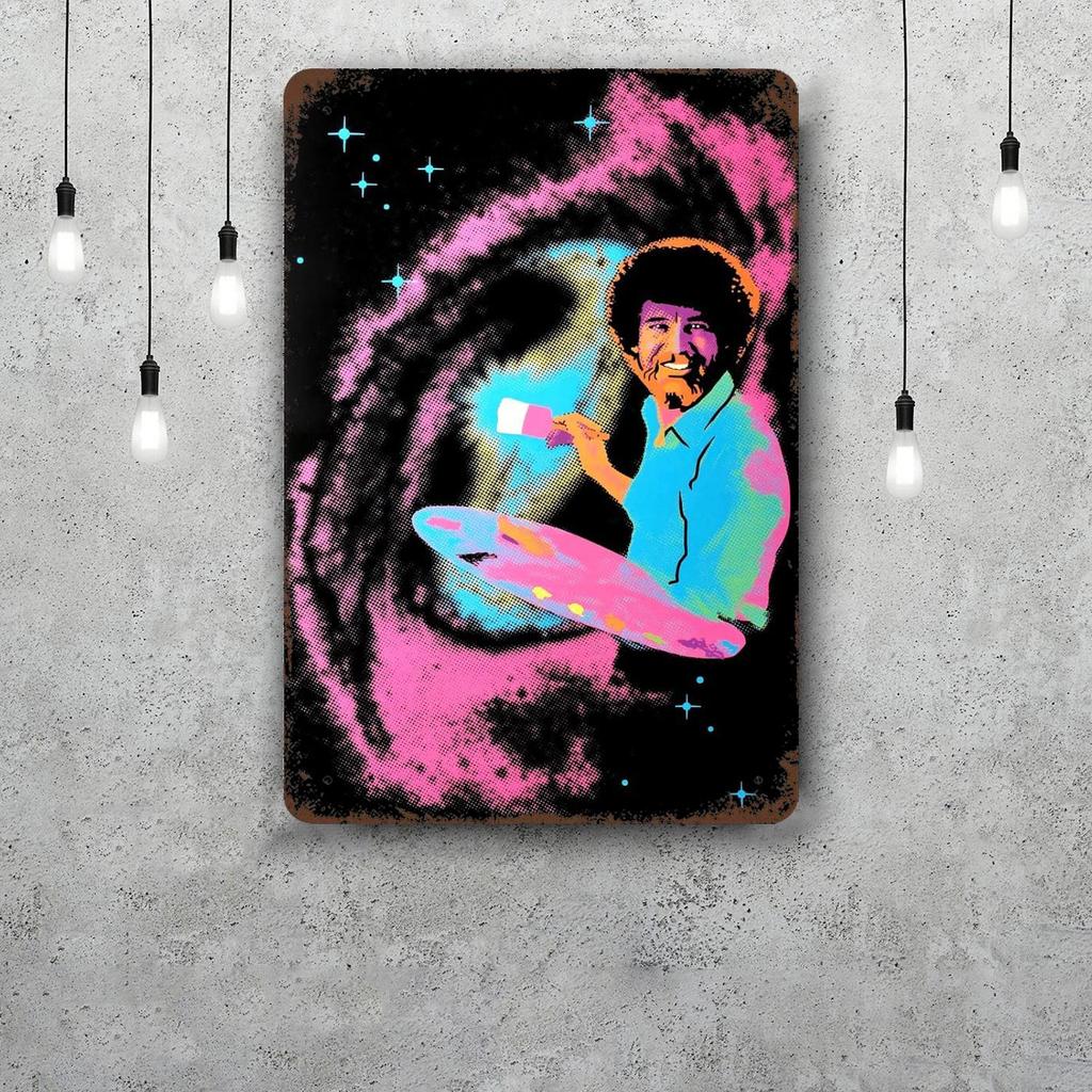 Psychedelic Vintage Metal Tin Signs Posters Decor Retro Metal Plaque Wall Art Decor for Garage Bar