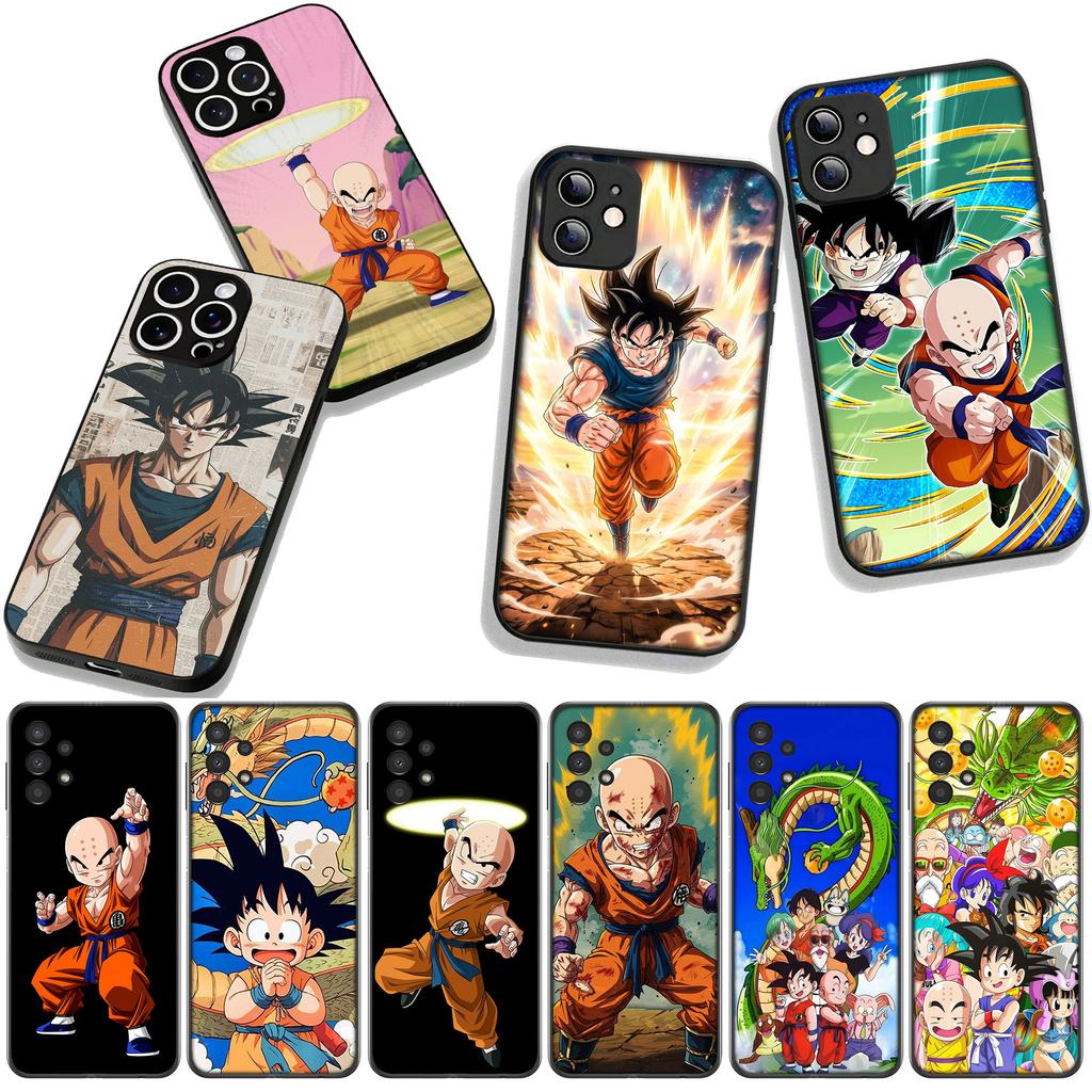for Apple iPhone 17 16 11 Pro XS Max XR 6 7 8 Plus 16E SE 2020 Air 5 SE2 Phone Case krillin Dragons Gokus Balls DragonBalls