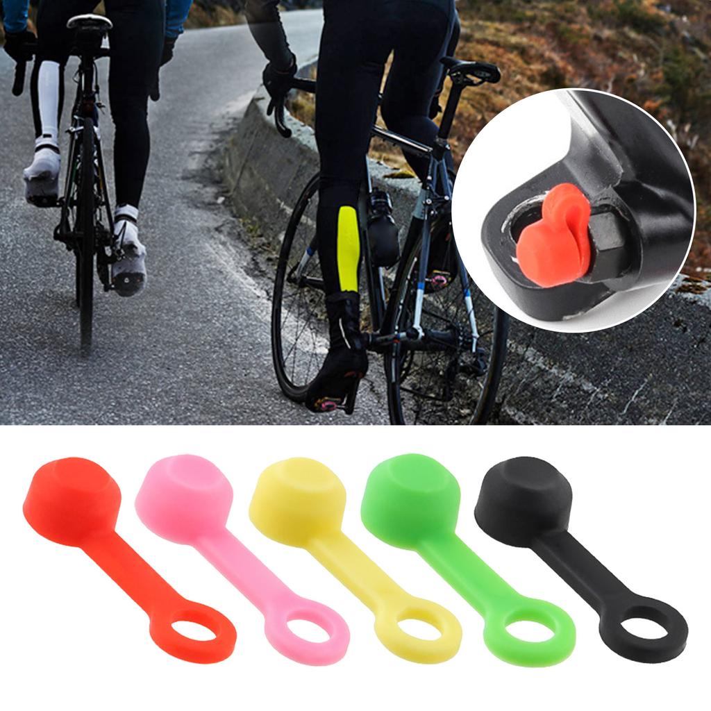 50Pcs Bike Bleed Nipple Cover Soft Rubber Brake Screw Caps Bike Hydraulic Brake Caliper Bleed Nipple Cap Easy to Use