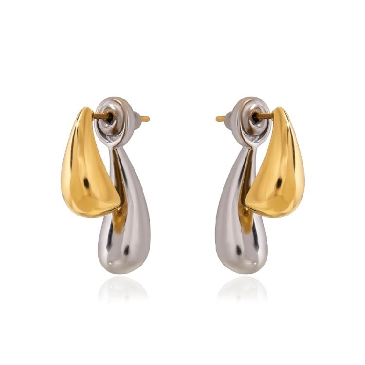 

Lightweight Water Drop Earrings Gold Plated Stainless Steel Minimalist Jewelry Accessories Gift For Women 1