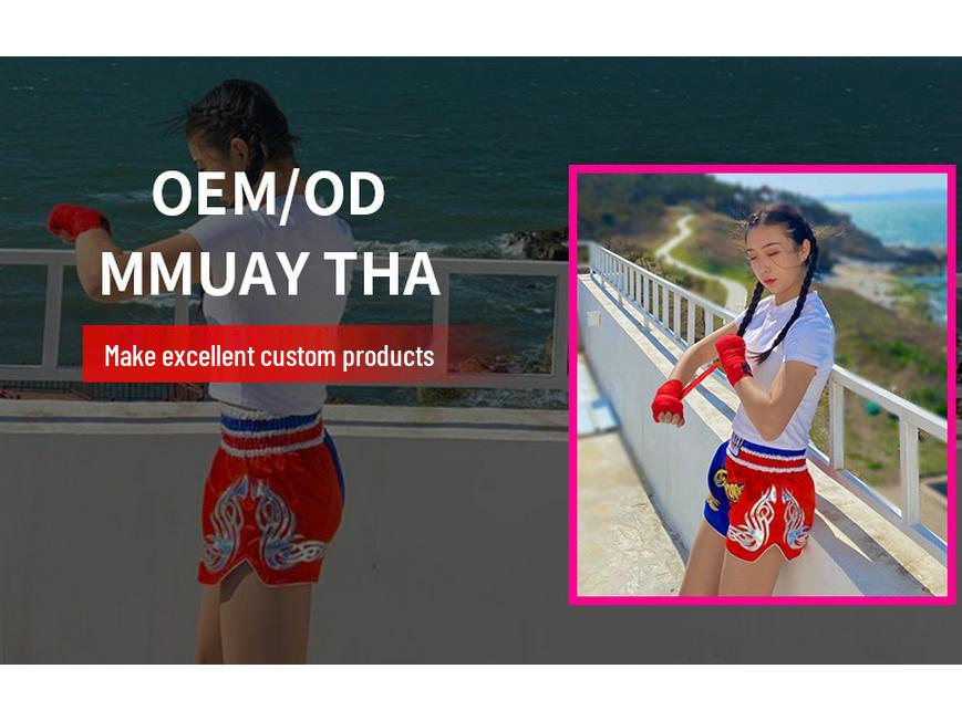 Boxing & Muay Thai Fight Shorts: Spliced Design for Men & Women