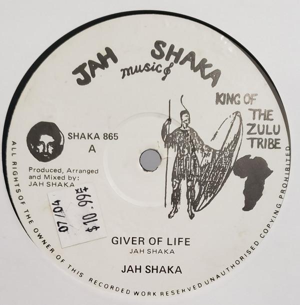 

12inch Record JAH SHAKA Giver Of Life Life Time Dub SHAKA865 Jah Shaka Music UK Reggae Ska Dub Used