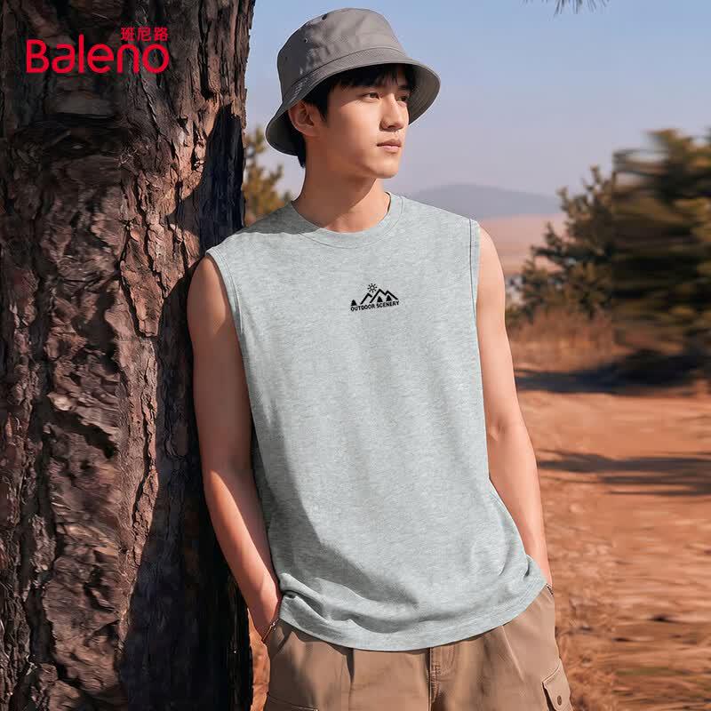 Baleno Men s Summer Pure Cotton Vest 5XL