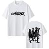 Limited Rock Band Gorillaz Print Tshirt Men Women Casual Oversized Crewneck T Shirts Male Fashion High Quality Cotton Tshirt