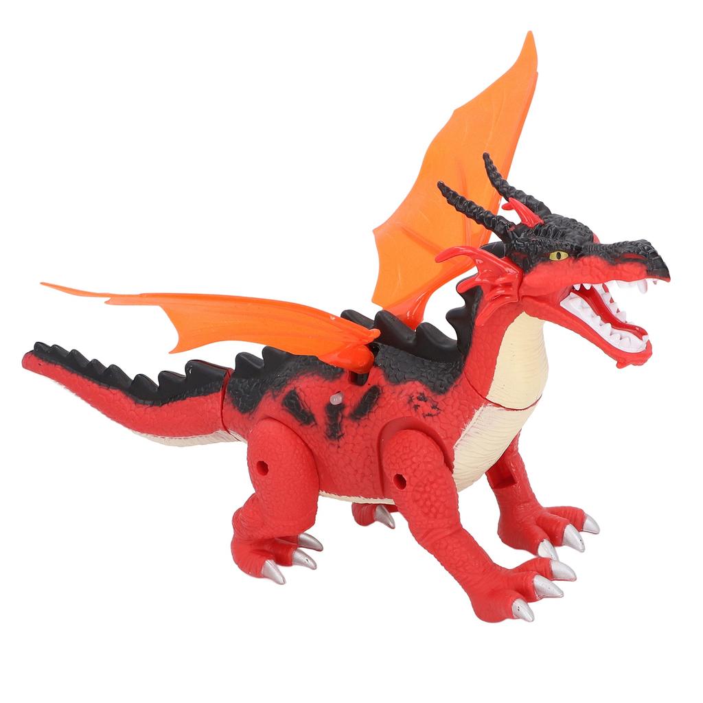 Electric Walking Dinosaur Toy Kid Home Funny Sound Light Dragon Toy with Simulated Flame Spray