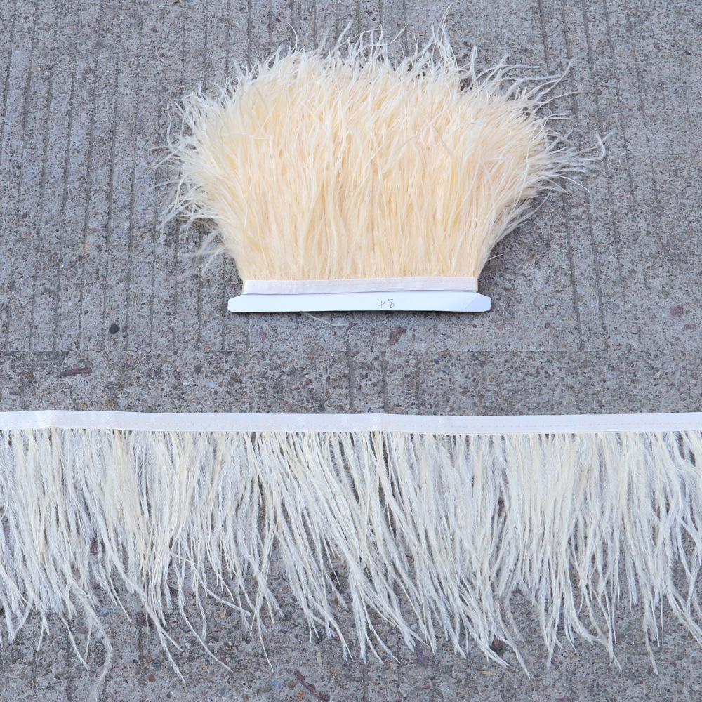 Thickened Encryption Ostrich Hair Cloth Edge 10-15Cm Feather Clothing Skirt Accessories