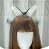 Clips de Cabelo Orelhas de Gato de Pelúcia Lolita Cosplay Acessórios de Cabelo Orelhas de Animais Peludos Adereço de Cabeça Festa