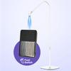 Eyelash Extension Glue Lamp 5 Brightness Adjust Height Flexible Gooseneck Lash Curing LED Light with Foot Pedal Control for Beauty Salon