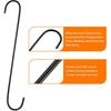 HARFINGTON 2pcs Long S Hooks 12 Inch Extra Long Metal S-Shaped Hanging Hooks High Manganese Steel S Hanger Storage Organizing Tool for Kitchen Garden