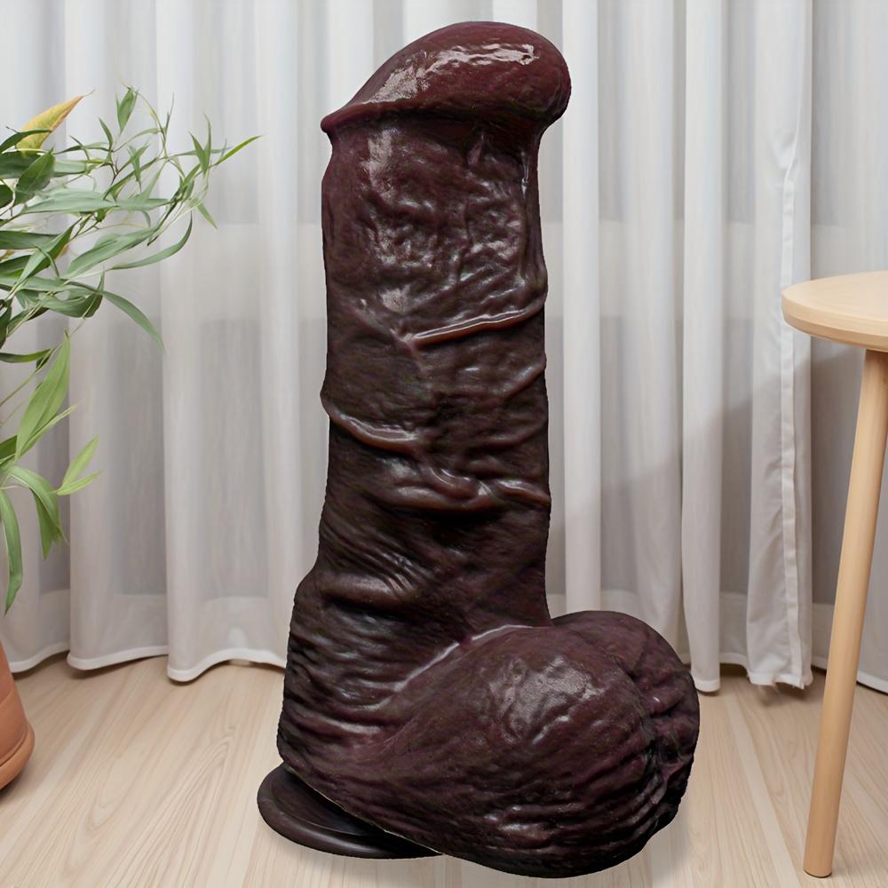 6.9-Inch Realistic Dildo Jockstrap Toy, Skin-Friendly Faux Leather Design with Strong Suction Cup, Hands-Free Adult Toy for Men, Women & Couples