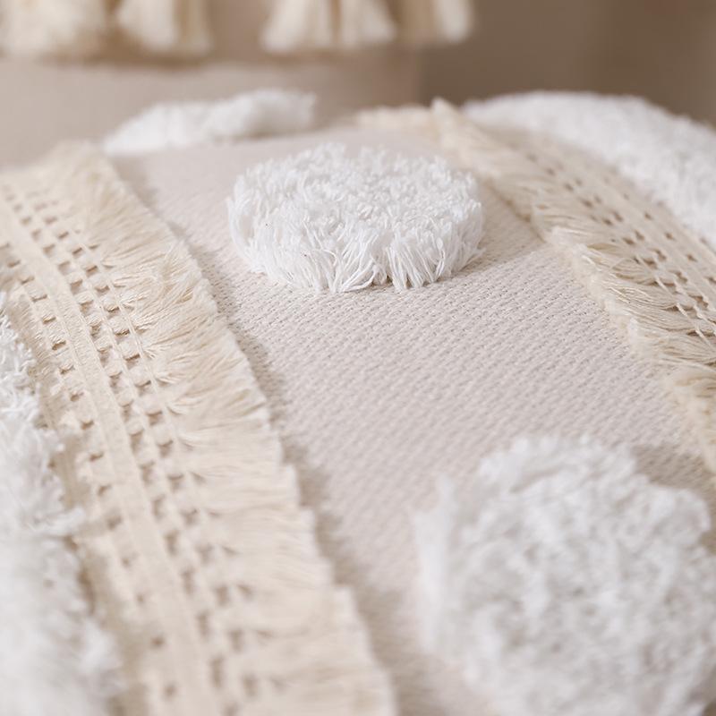 Nordic Moroccan Tufted Sofa Throw Pillow Cushion for Home Decor