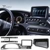 Left Hand Drive Dash Frame Replacement 9 Inch Car Radio Fascia Kit for NIVA 2009-2020 LADA Nine TRAVEL2020+ LHD, Stereo Bezel Adapter Android