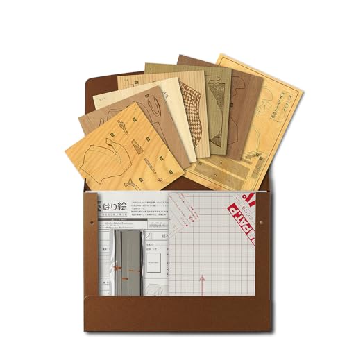 KINOWA "Girl Blowing a Poppen" Woodcut Original Handmade Kit Ukiyo-e Utamaro Made in Japan