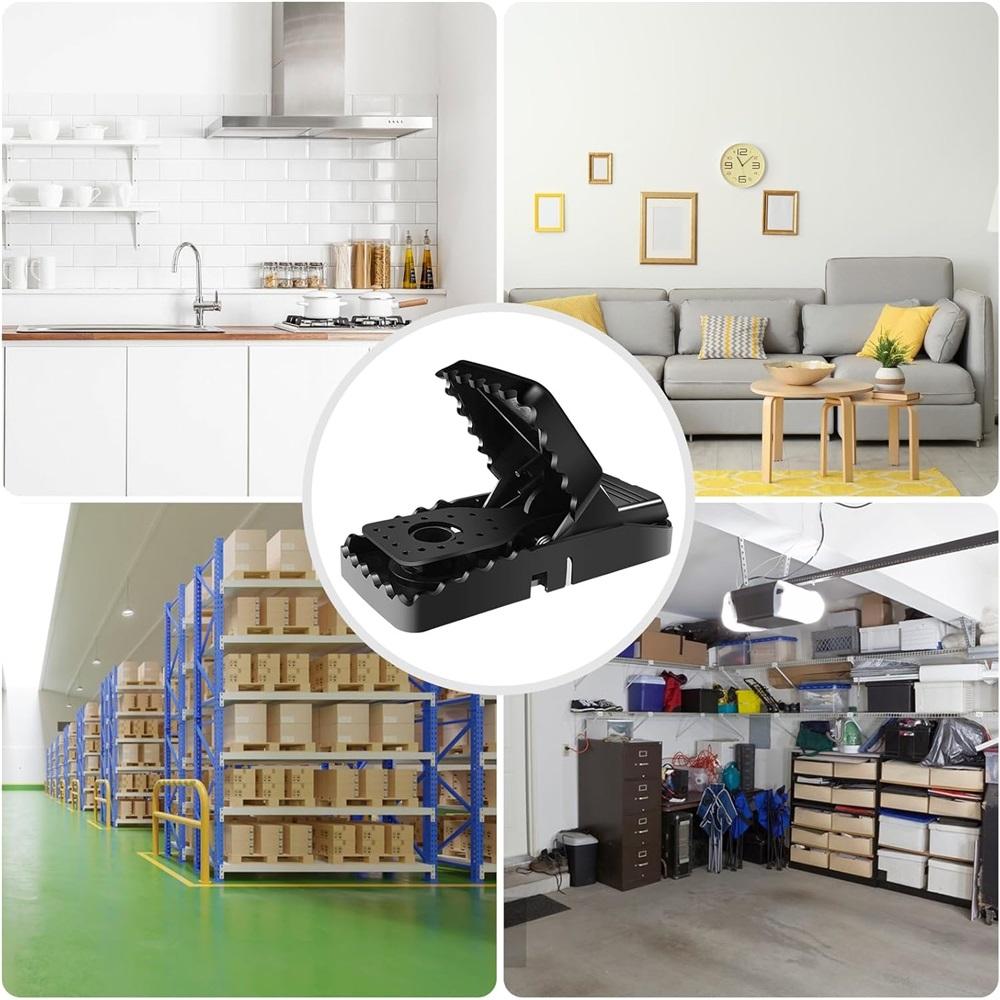 Rat Trap, Impact Traps, Pack Of 6 Mouse Traps, Test Winner, Reusable Mouse Traps, Plastic, Rat Traps, Mouse Traps For Home And Outdoors, Mouse Trap