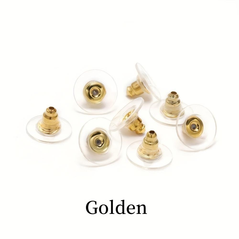120pcs/lot Earring Backs Safety Bullet Stopper Rubber Jewelry Accessories DIY Parts Ear Plugging