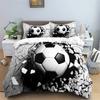 3D Printed Football Bedding Set Soccer Child Duvet Cover Double Twin Full Queen King Adult Kids Bedclothes Quilt Cover