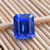 Natural Blue Tanzanite Loose Gemstone Emerald Cut 13x11mm Tanzanian for Jewelry Making and Crafts