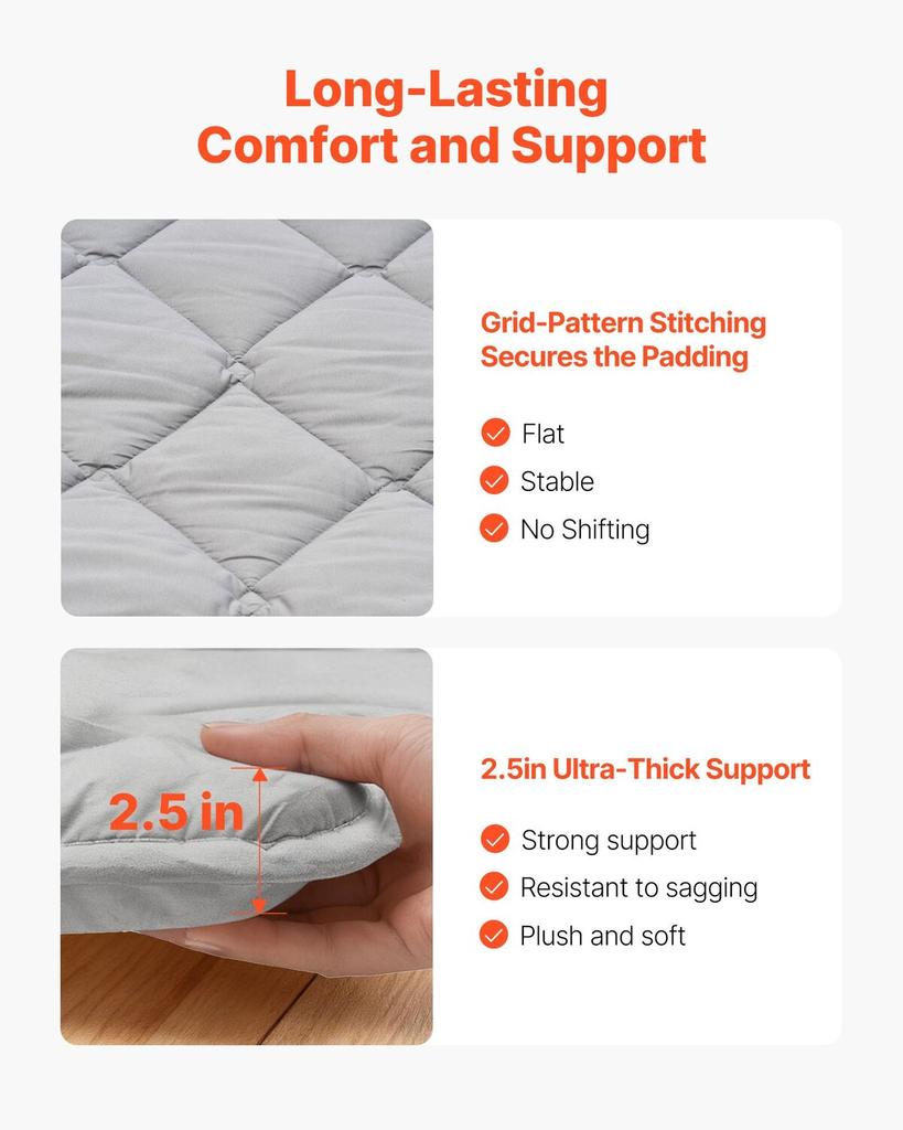 Japanese Tatami Mat, Twin Size Foldable Japanese Tatami Mattress, Futon Mattress with Storage Bag & Fastener, 9-Layer Floor Mat for Sleeping, Dorm,