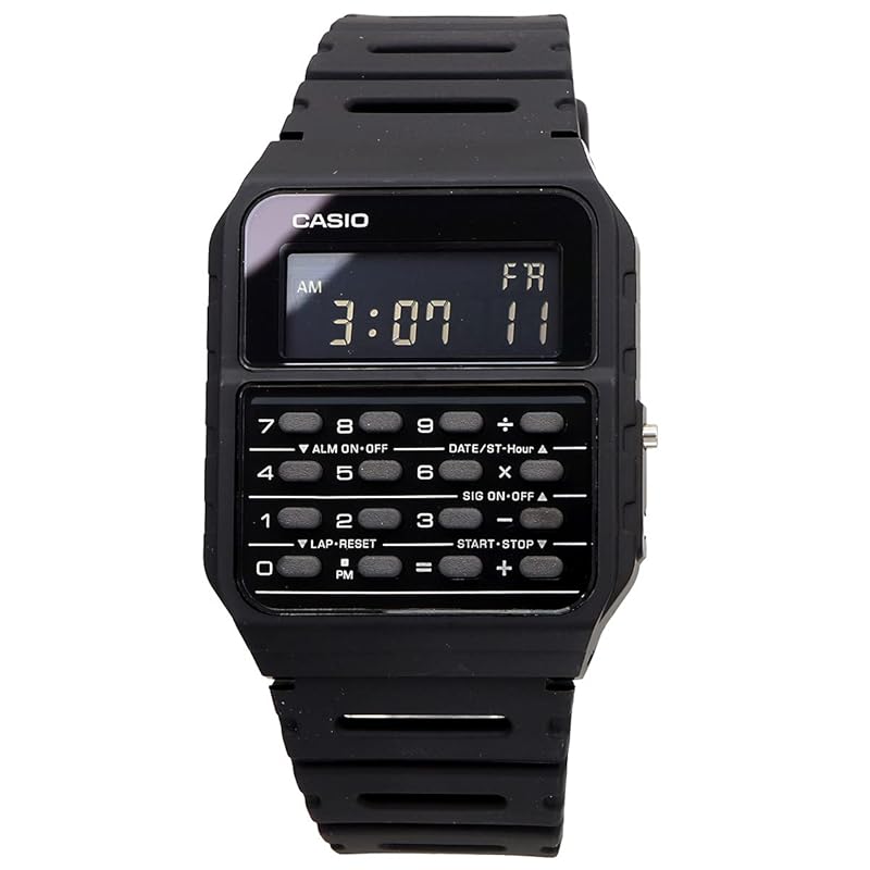 Casio Standard CA-53WF-1B Calculator Watch with Calculator Function (Overseas Model) [Used]