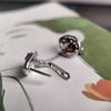 Silver Earrings with Natural Garnet 1.808ct (2182016)