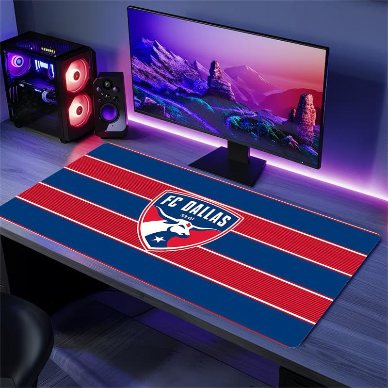 FC Dallas Print Cushion Non-slip Laptop Tablet Big Mousepad XXL Mat Mini PC Playmat With Lock edge