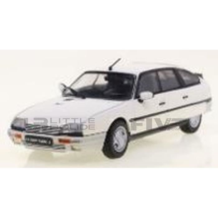 Voiture miniature de collection - solido - citroen cx gti turbo ii - échelle 1/43 - blanc - 1989