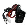 LONNIK USB Port + Audio Parts for Honda Cars 5V/2.4A 9V/1.67A /1.3A USB Car