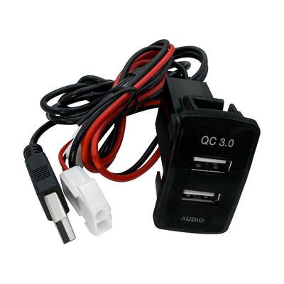 Porta USB LONNIK + Peças de Áudio para Carros Honda 5V/2.4A 9V/1.67A /1.3A USB Carro