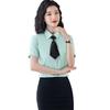 Manufacturer wholesale non-ironing short-sleeved shirt women's interview dress professional shirt women's summer office work clothes