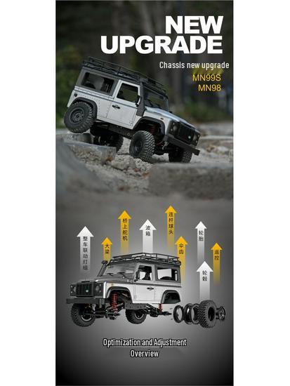 99S Remote Control Climbing Car: 4WD Off-Road Simulation RC Model