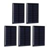 5 stk Mini solcellepanel epoksycellekortmodul for batterileker lader lys 4V 150mA