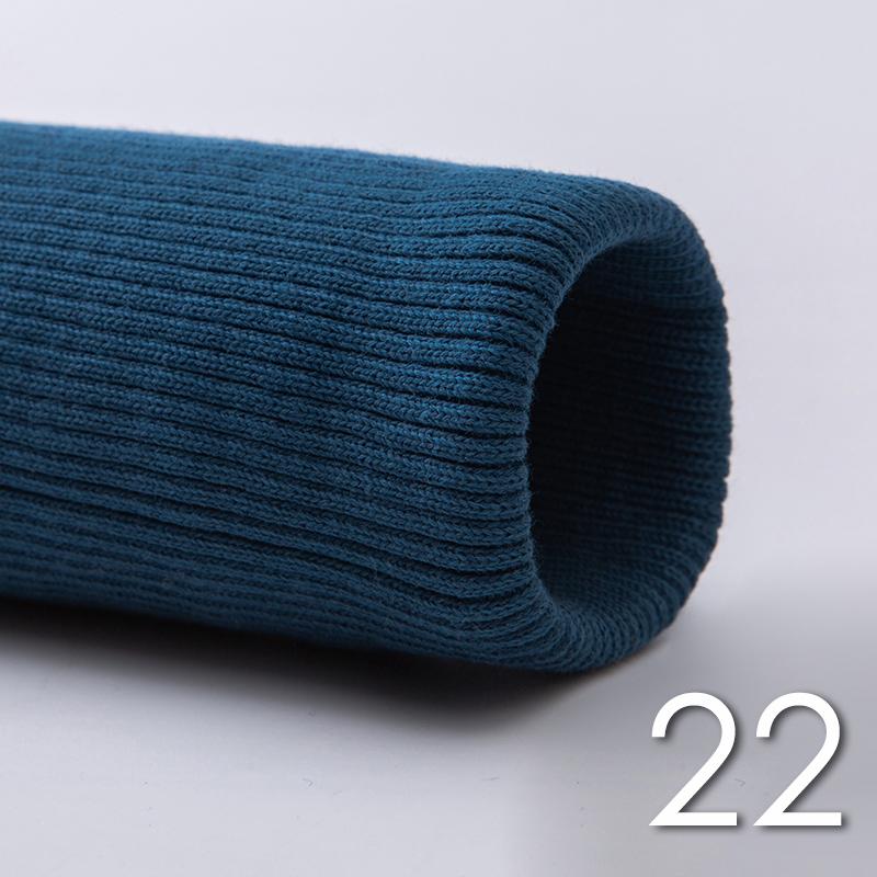 Cotton Rib Stretch Knit Cuffs Collars Hems Fabric Ribbed Knitted Cuffs Neckline Fabric For Sweatshirt Down Jackets Accessories