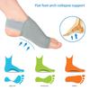 Upgraded Metatarsal Compression Arch Support Sleeves with Internal Gel Pads, Arch Support Brace for Flat Feet & Plantar Fasciitis Pain Relief - Women