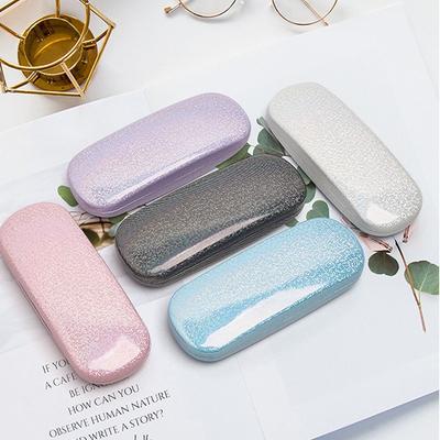 Simple PU Pearlescent Men Women Reading Glasses Case Eyewear Protector Sunglasses Box Storage Box