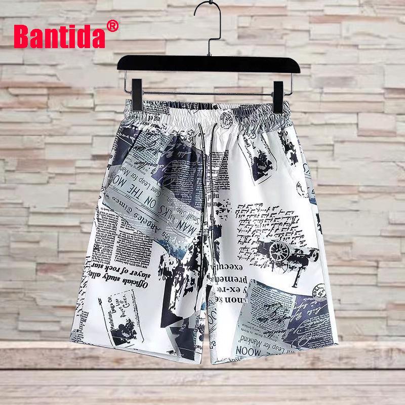 Pánská třídílná květinová souprava pro volný čas: Volné plážové kraťasy, univerzální košile, moderní párová uniforma