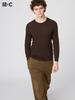 Uniqlo HeaTTech Cashmere Blend Crew Neck T 3 4 Sleeve