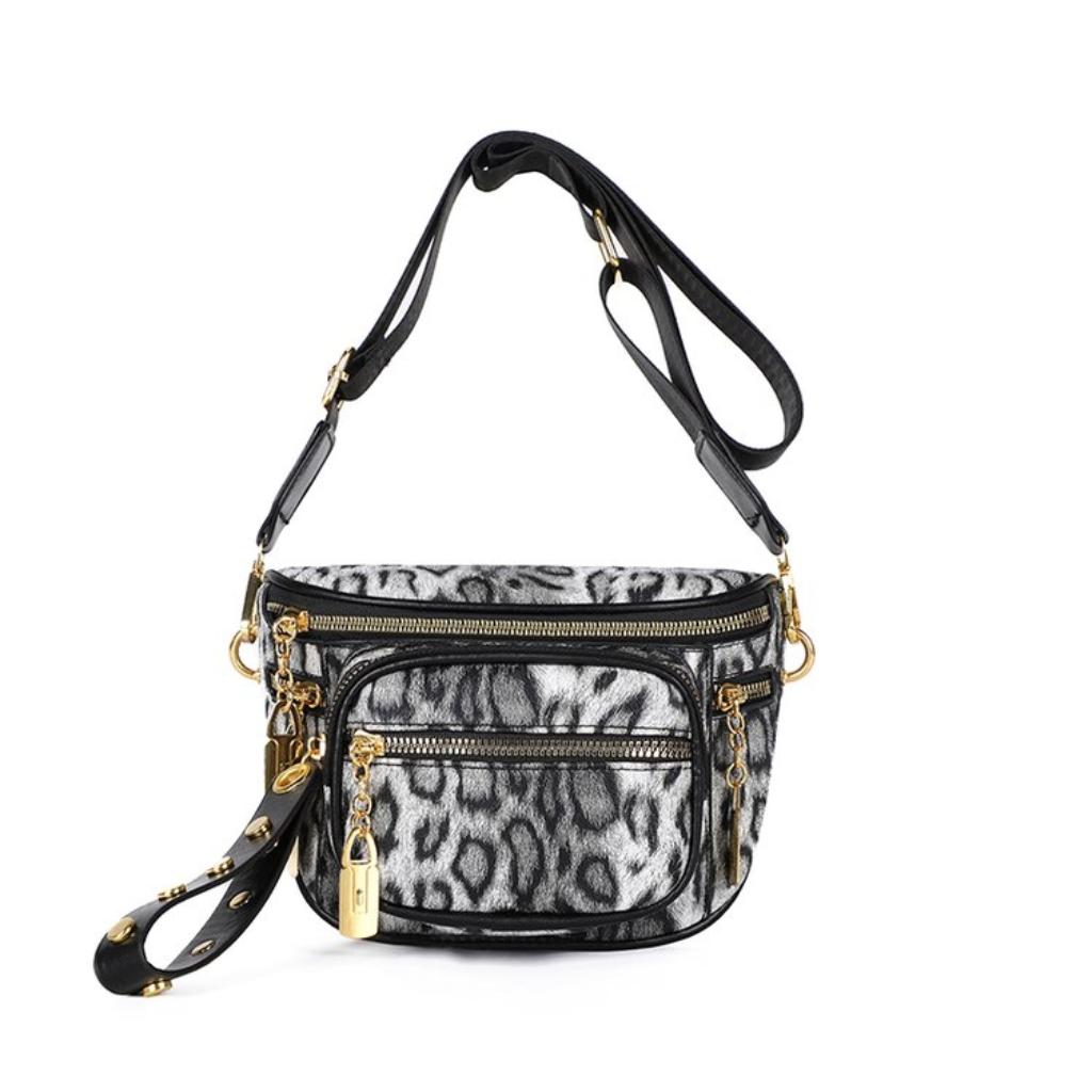 Sac à Bandoulière Femme PU Multi Compartiments Bandoulière Réglable Quotidien