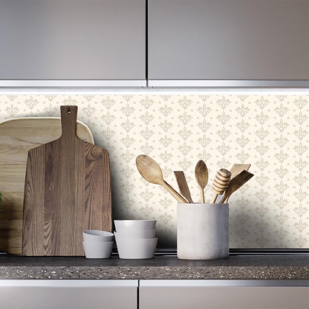 Victorian Damask Peel and Stick Wallpaper Vintage Contact Paper Boho Floral Contact Paper for Bedroom Living Room Accent Wall