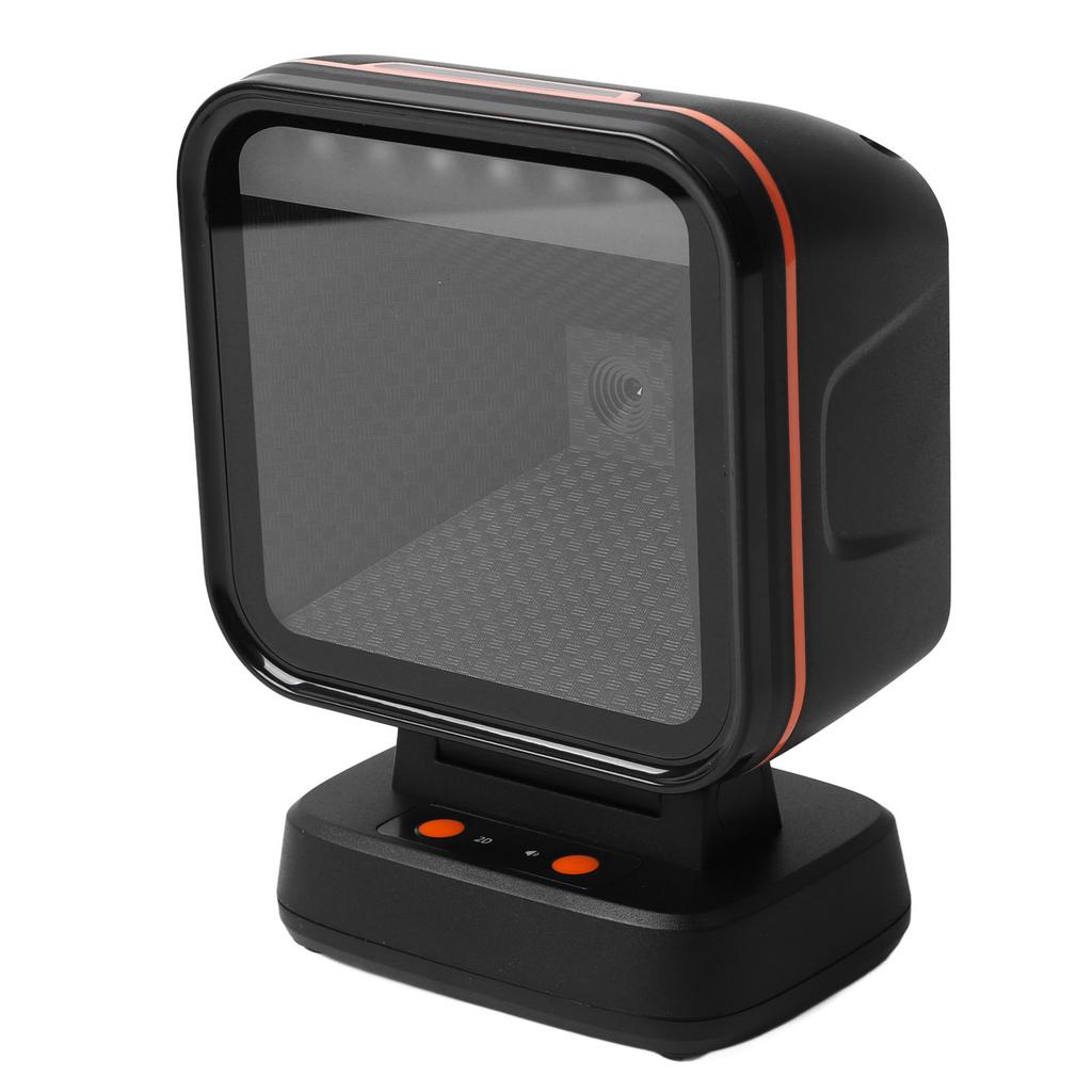 Desktop Barcode Scanner Auto Sensing Continuous Scanning Reliable Barcode Reader Scanner for Supermarket Pharmacy