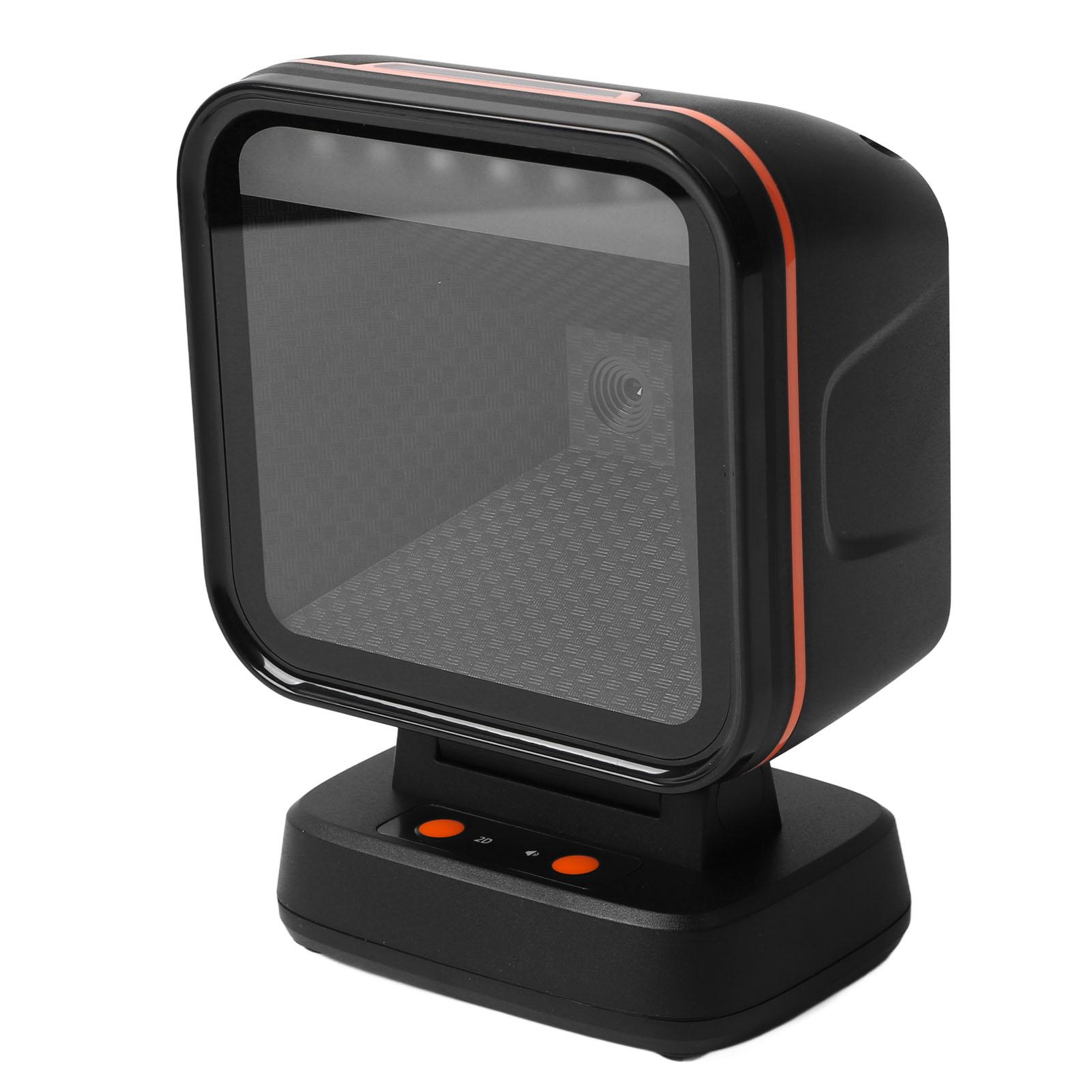 

Desktop Barcode Scanner Auto Sensing Continuous Scanning Reliable Barcode Reader Scanner for Supermarket Pharmacy