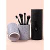 2026 New Portable PU Makeup Brush Storage Bucket Shockproof With Lid Organizer For 10-15Pcs Brushes