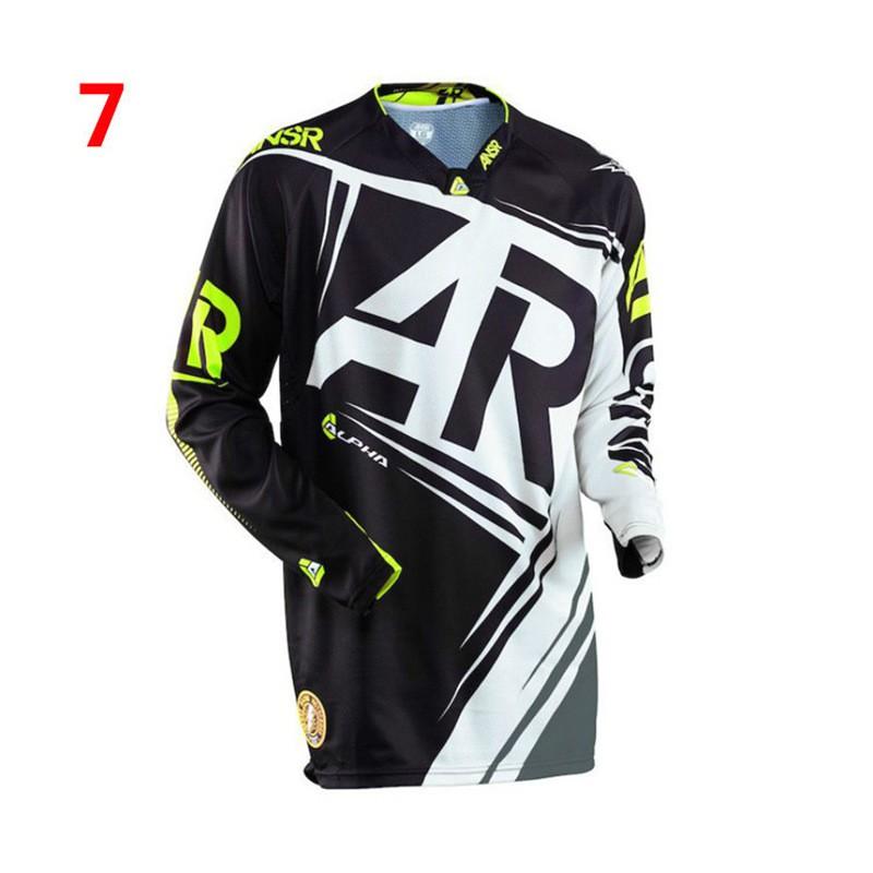 Quick-Dry Long Sleeve Cycling Jersey Mountain Biking Downhill Kids Roller Skating Shirt Unisex Sport Top