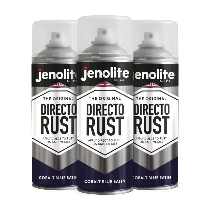Peinture en aérosol - jenolite - bleu cobalt - satiné - acrylique - monocouche