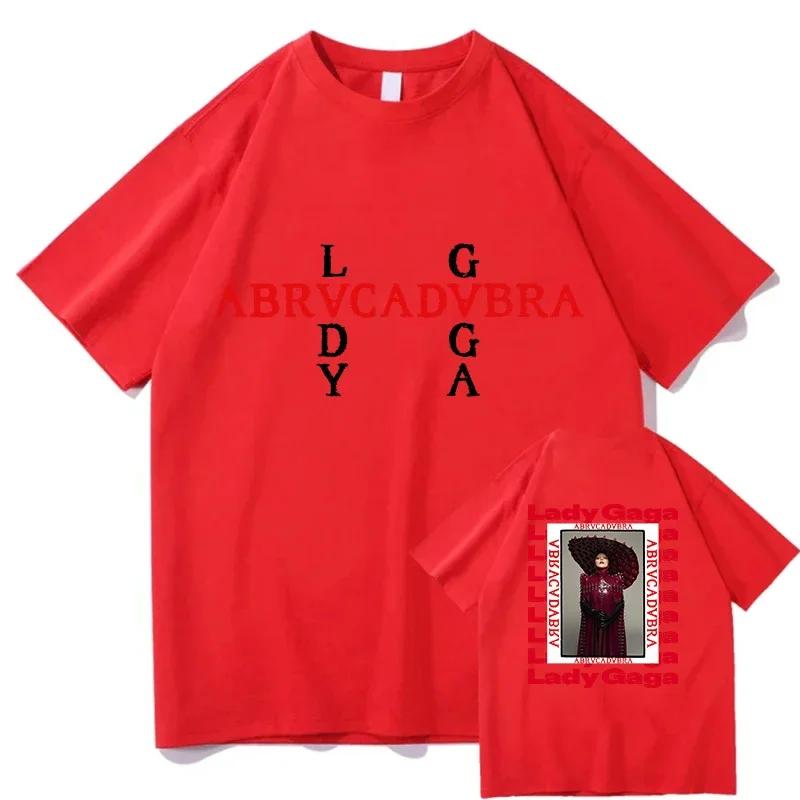 

2025 Lady Gaga Abracadabra Tshirt Unisex Fashion Tshirt For Unisex And Women Vintage Clothing Summer Tops 2025 Short Sleeve Stree 2XL