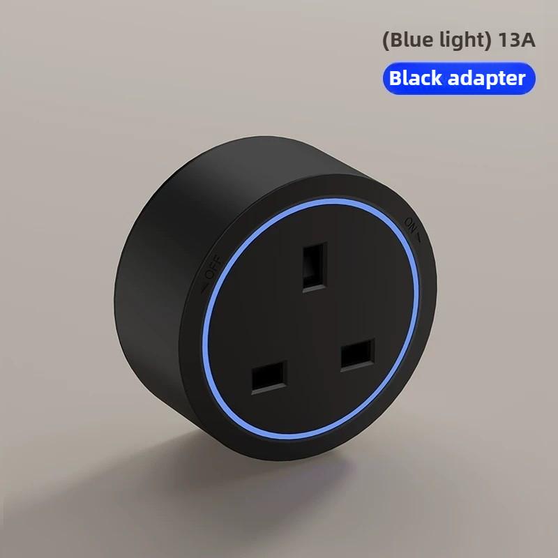 New Wood Grain Power Track Socket Household Kitchen Appliance Power Rail Plug Adapter Standard Wall Mobile Rail Socket