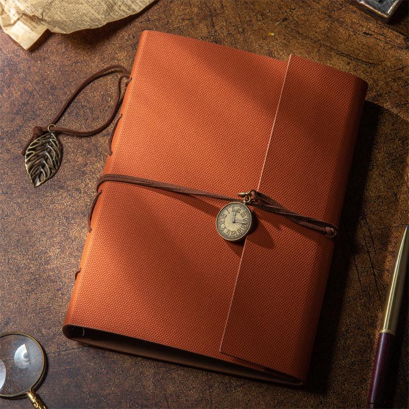 PU Surface Vintage Photo Album DIY Self Adhesive Handmade Photo Album Loose-leaf Film Coated Album Gift Envelope Storage