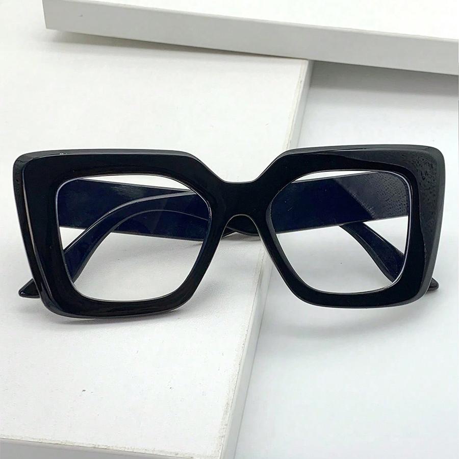 Square Big Eyeglasses Frames Women'S Anti Blue Light Glasses New Trend Computer Goggles Glasses Transparent Optical Spectacle