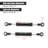   Servos Pull Rod-Steering Lever Accessory for SCX10 D90 1/10 RC Car(75-80mm )