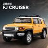 LICENSED 1:24 Toyota cruiser FJ  Colooze cross country Off Road vehicle alloy model SUV simulated sound light Kid Birthday Gift